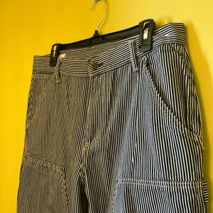 GAP Double Knee Striped Carpenter Pants